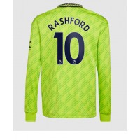 Manchester United Marcus Rashford #10 Fotballklær Tredjedrakt 2022-23 Langermet